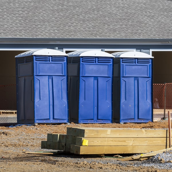 how can i report damages or issues with the portable toilets during my rental period in Richmond Rhode Island